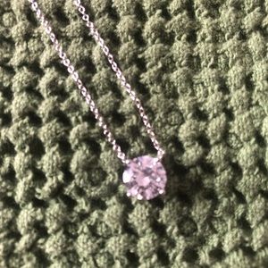 NWT✨Round Cubic Zirconia Simulated Diamond Pendant